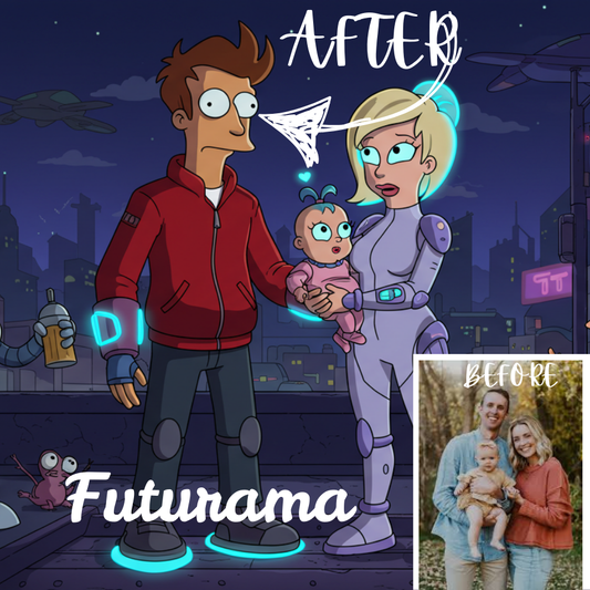 Futurama Cartoon Transformation